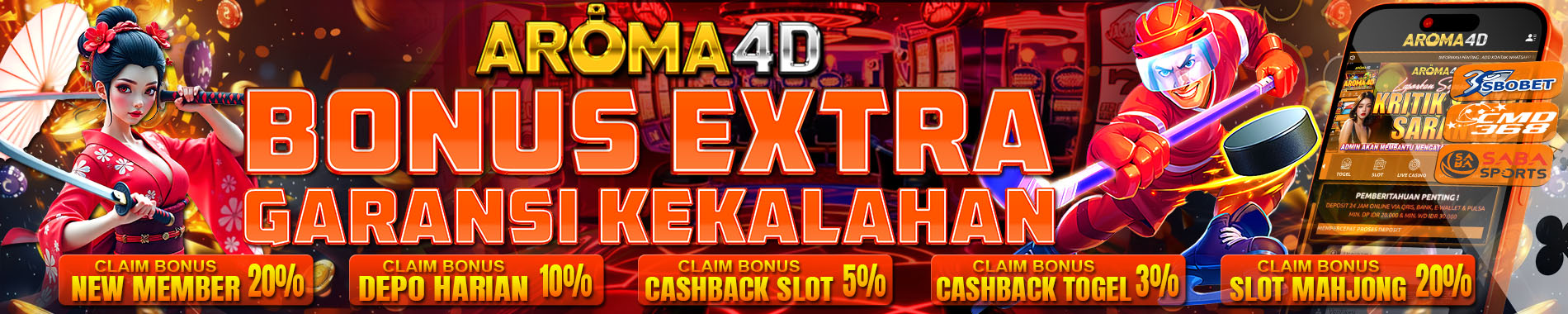 aroma4d garansi kekalahan 100%